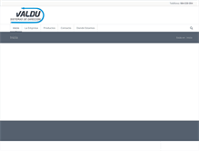 Tablet Screenshot of direccionesvaldu.com
